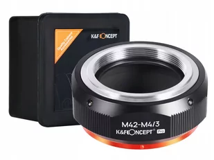 ADAPTER M42 na micro M4/3 M43 K&F wersja PRO - Paski, szelki, uprzęże foto - miniaturka - grafika 1