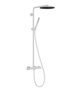 Zestawy prysznicowe - HANSGROHE 24223700 Pulsify S Puro Komplet prysznicowy 260 1 jet EcoSmart z termostatem Biały Matowy - miniaturka - grafika 1