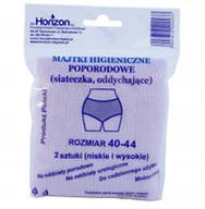 Bielizna lecznicza - HORIZON-MAJTKI POPORODOWE SIATKA 40-44 A 2SZT - miniaturka - grafika 1