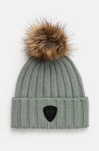 Helly Hansen czapka Limelight kolor zielony - Czapki damskie - miniaturka - grafika 1