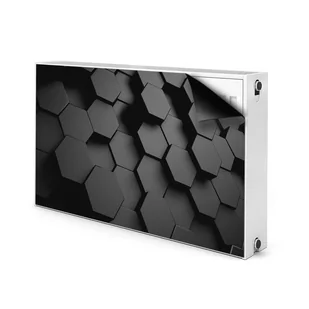 Magnetyczna maskownica Czarne plastry miodu 100x60, Bluedecor - Meble modułowe i akcesoria - miniaturka - grafika 1