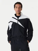 Bluzy męskie - Reebok Bluza Bailham RK25551CCM Czarny Relaxed Fit - miniaturka - grafika 1