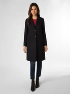Płaszcze damskie - Tommy Hilfiger Płaszcz damski z dodatkiem kaszmiru Kobiety Wełna niebieski jednolity, 34 - miniaturka - grafika 1