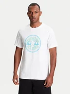 Koszulki męskie - Converse T-Shirt Neon Sign All Star Patch 10027722-A02 Biały Regular Fit - miniaturka - grafika 1