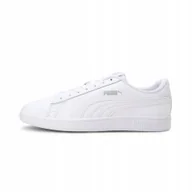 Sneakersy męskie - Puma Uniseks Smash V2 L Sneakersy, Biały (Puma - miniaturka - grafika 1