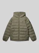 Kurtki i płaszcze dla chłopców - Pikowana kurtka z wyhaftowanym logo - miniaturka - grafika 1