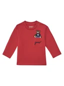 Bluzki damskie - Guess Bluzka I4BI00 I3Z14 Czerwony Regular Fit - miniaturka - grafika 1