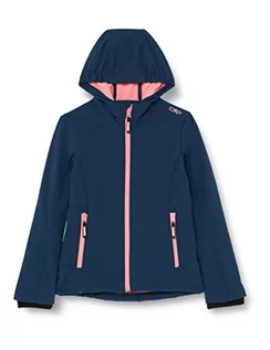 Kurtki i płaszcze dla dziewczynek - CMP, Kid Gjacket Fix Hood, niebieski atrament, 116 - grafika 1