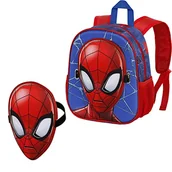 Plecaki - Plecak Spiderman Badoom-Mask plecak, czerwony, Czerwony, Jeden rozmiar, Plecak z maską Badoom - miniaturka - grafika 1