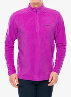 Bluzy sportowe męskie - Bluza polarowa Columbia Klamath Range II Half Zip - razzle - miniaturka - grafika 1