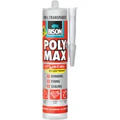 Kleje i inne preparaty budowlane - Klej montażowy POLY MAX CRISTAL EXPRESS 300 g BISON - miniaturka - grafika 1