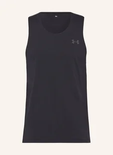 Under Armour Top Do Biegania Launch Elite schwarz - Koszulki i topy damskie - miniaturka - grafika 1