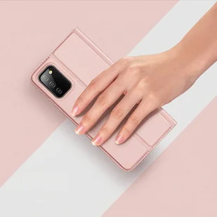 Dux Ducis Skin Pro kabura etui pokrowiec z klapką Samsung Galaxy A03s niebieski - Etui i futerały do telefonów - miniaturka - grafika 12