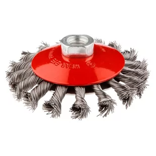 Graphite Szczotka druciana tarczowa odgięta 100mm M14 57H589 - Materiały ścierne - miniaturka - grafika 3