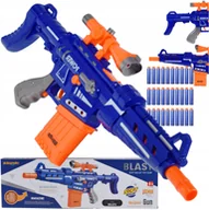 Zabawki militarne - PISTOLET AUTOMAT KARABIN NA STRZAŁKI PIANKOWE EVA Z MAGAZYNKIEM WYRZUTNIA - miniaturka - grafika 1