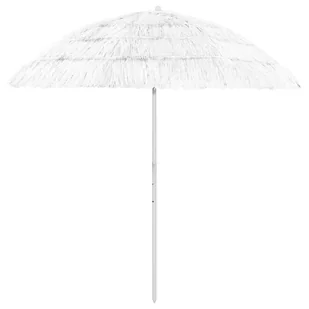 VidaXL Parasol plażowy, biały, 240 cm 314701 VidaXL - Parasole ogrodowe - miniaturka - grafika 9