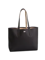 Torebki damskie - Lacoste Torebka Shopping Bag NF2142AA Czarny - miniaturka - grafika 1