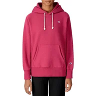 Bluzy sportowe damskie - Bluza Champion Reverse Weave C Logo Hoodie 114778-RS510 - różowa - miniaturka - grafika 1