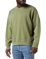 Bluzy męskie - Wrangler Męska bluza Casey Jones Crew Sweatshirt, DEEP Lichen Green, XXL - miniaturka - grafika 1