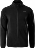 Bluzy męskie - Hi-Tec Polar męski bluza Hi-Tec ZOE II czarny rozmiar XXXL - miniaturka - grafika 1