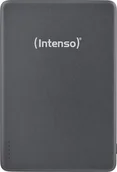 Powerbanki - Intenso MW5000 Litowo-polimerowy LiPo 5000 mAh Bezprzewodowe ładowanie Szary - miniaturka - grafika 1