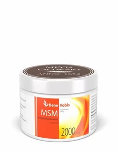 Młyn Oliwski Metylosulfonylometan MSM BENE VOBIS, 250 g - Włosy, skóra, paznokcie - miniaturka - grafika 1