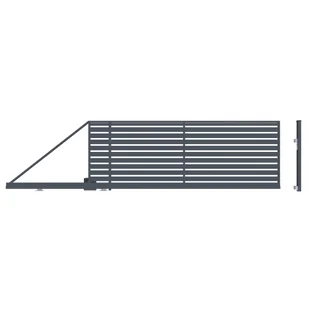 Brama przesuwna Szafir 5x1,49 m lewa automat Polargos - Ogrodzenia - miniaturka - grafika 1