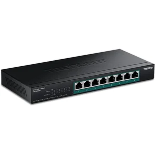 Trendnet TPE-BG380 łącza sieciowe Nie zarządzany 2.5G Ethernet (100/1000/2500) Obsługa PoE Czarny TPE-BG380 - Switche - miniaturka - grafika 1