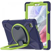 Etui do tabletów - Samsung Etui na tablet Tech-Protect Etui Tech-protect X-armor Galaxy Tab A7 Lite Navy/lime THP629NAVLIM - miniaturka - grafika 1