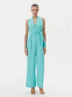 Kombinezony - Rinascimento Kombinezon CFC0123773003 Turkusowy Regular Fit - miniaturka - grafika 1