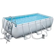 Baseny ogrodowe - Basen rozporowy ze stelażem Power Steel 404 x 201 x 100 cm 6478 l BESTWAY - miniaturka - grafika 1