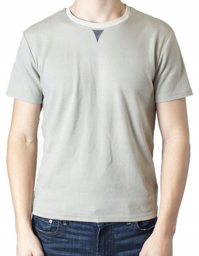 Klasyczna beżowa koszulka T-shirt Spear Point M