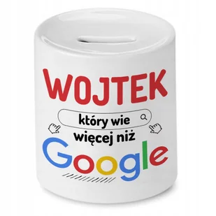 Skarbonka dla Wojtka na Urodziny na Prezent z Nadrukiem ze Zdjęciem - Skarbonki - miniaturka - grafika 1