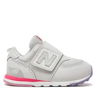 Sneakersy New Balance NW574KII Szary - Buty dla dziewczynek - miniaturka - grafika 1
