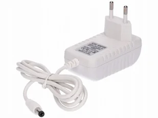 Zasilacz led gniazdkowy 12V 6W 5.5/2.1 biały - Akcesoria do oświetlenia - miniaturka - grafika 1