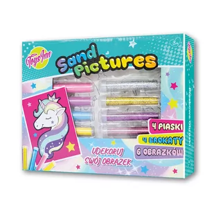 Stnux Piaskowe obrazki Unicorn STN7038 - - Zabawki kreatywne - miniaturka - grafika 1