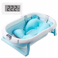 Wanienki dla dzieci - Primabobo, Wanienka składana, z termometrem i poduszką, Premium - miniaturka - grafika 1