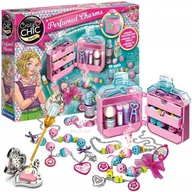 Zabawki kreatywne - CLEMENTONI CRAZY CHIC PERFUMED CHARMS PACHNĄCA BIŻUTERIA ZESTAW KUFEREK 8+ - miniaturka - grafika 1