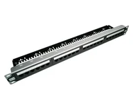 Akcesoria do serwerów - Alantec-Patch panel UTP kat.6A, 24 porty, LSA, z półką - miniaturka - grafika 1