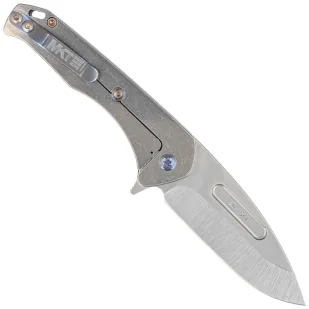 Nóż składany Medford Praetorian Swift FL Flipper Tumbled Blade, Blue Handle, Flamed HW/Clip, S45VN (MKFF2064TD-44TM-TFCF-Q4) - Noże - miniaturka - grafika 3