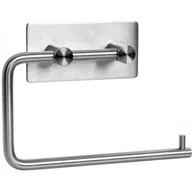 Stojaki i wieszaki na papier toaletowy - Srebrny nowoczesny uchwyt na papier toaletowy E6-N25 - miniaturka - grafika 1