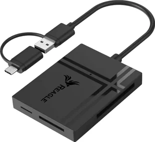 Czytnik Reagle REAGLE Czytnik Kart 5w1 TF SD MS CF XD MicroSD Adapter USB USB-C OTG 5 Gb/s null - Czytniki kart pamięci - miniaturka - grafika 1