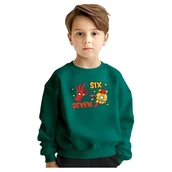 Bluzy dla dziewczynek - BLUZA DZIECIĘCA 67 SIX SEVEN VIRAL 122-128 DLA CHŁOPCA DZIEWCZYNKI - miniaturka - grafika 1