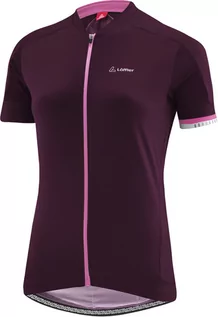 Koszulki rowerowe - Löffler Pure Full Zip Bike Jersey Women, fioletowy EU 44 2022 Koszulki kolarskie - grafika 1