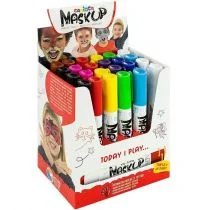 Carioca Kredki do twarzy MaskUP 24 szt. - Przybory szkolne - miniaturka - grafika 1