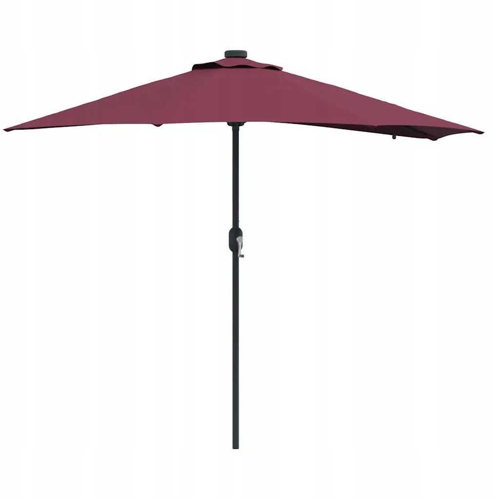 vidaXL Parasolka ogrodowa Bordeaux Czerwony 294 x 150 x 223 cm