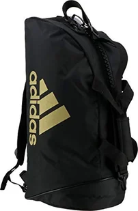 adidas torba sportowa 2 w 1 czarna/złota 59 litrów, czarny, M, Plecak - Torebki damskie - miniaturka - grafika 1