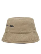 Czapki męskie - Tommy Hilfiger Kapelusz Seasonal Flag Bucket AM0AM13384 Beżowy - miniaturka - grafika 1