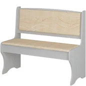 Ławki do przedpokoju - Kanapa Kuchenna ZKU-02 Zestaw Kuchenny MebloCross Craft Biały, Eco Brąz - miniaturka - grafika 1