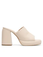 Klapki i japonki damskie - Jenny Fairy Klapki WYL3802-3 Beżowy - miniaturka - grafika 1